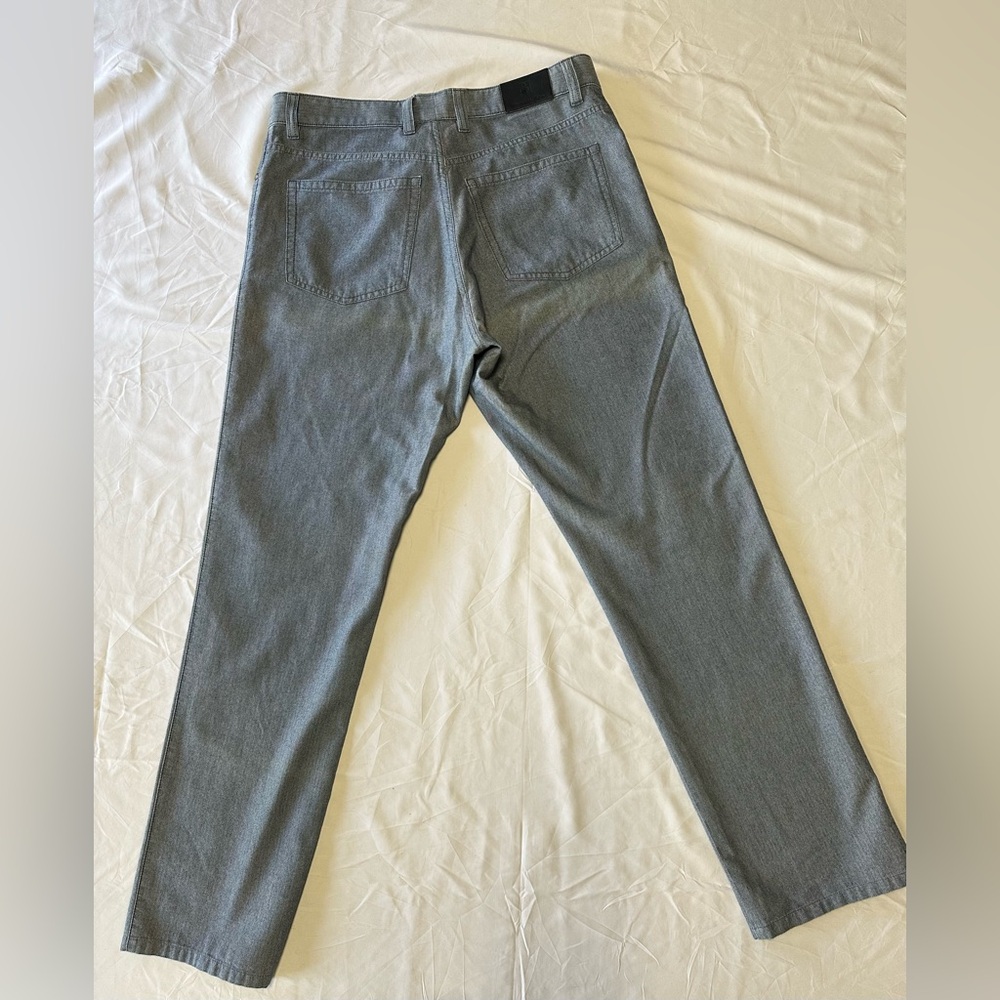 Ermenegildo Zegna Gray Denim Jeans - Picture 3 of 14